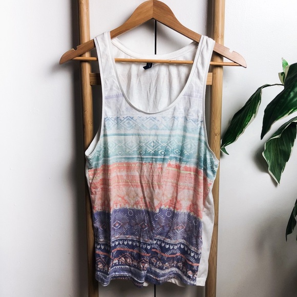 Boho Tribal Tank Top - Picture 3 of 4